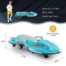 18V Electric Ride-On Go Kart for Kids with Racing Speed, LED Lights, and Music Magic Cars 3