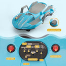 18V Electric Ride-On Go Kart for Kids with Racing Speed, LED Lights, and Music Magic Cars 4