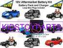18V Voltage Upgrade Conversion Kit with Battery and Charger for 12V Kid Trax Cars and Trucks Magic Cars Variant 0