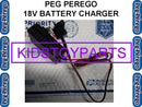 18V Lead Acid Charger for PEG Perego Cars, Trucks, Jeeps, Gators, Quads, and Runners Magic Cars Variant 0