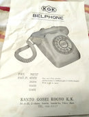 1970 Japan Belphone Battery-Operated Red Telephone Set with Two Units Magic Cars 8