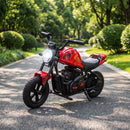 Qaba 24V Electric Motorcycle for Kids Aged 6-12 with 180W Power Motor