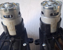 12V RS550 DC Motor Set for Ride-On Toy Cars with Gearbox, 12000-40000 RPM