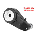 12V RS550/RS390 Electric Motor with Gearbox Replacement 12000-20000 RPM for Kids Toys Magic Cars 13