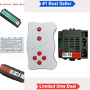 2.4G Bluetooth Remote Control Receiver Set for 12V Ride On Cars with 7 Pin Connector Magic Cars Variant 0