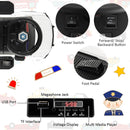 2-in-1 6V Kids Ride-On Police Car and Toddler Push Car with Megaphone, Siren, and Music Magic Cars 9