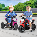 2-in-1 Kids Electric Motorcycle with Detachable Training Wheels, Headlight, and Horn Magic Cars 3