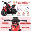 2-in-1 Kids Electric Motorcycle with Detachable Training Wheels, Headlight, and Horn Magic Cars 4