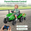 2-in-1 Kids 12V Battery-Powered Ride-On Tractor with Remote Control Magic Cars 7
