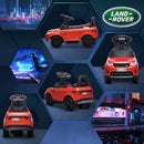 Licensed 6V Red Land Rover Ride-On Sliding Car for Kids Magic Cars 9