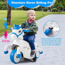 Dual Action 6V Battery Powered Ride-On Motorcycle and Unicorn Horse Toy Magic Cars 2