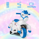 Dual Action 6V Battery Powered Ride-On Motorcycle and Unicorn Horse Toy Magic Cars 4