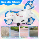 Dual Action 6V Battery Powered Ride-On Motorcycle and Unicorn Horse Toy Magic Cars 7