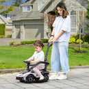 2-in-1 Licensed Toddler Ride-On Push and Sliding Car with Manual Music Features Magic Cars 1