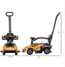 Dual Function Ride-On Car for Toddlers Aged 1-3, Official Lamborghini Stroller Slide Magic Cars 6