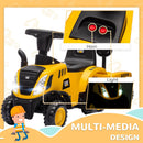 Dual Function Ride-On Tractor and Caterpillar Licensed Excavator for Children Magic Cars 4