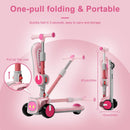 2-in-1 Kids Scooter with 5-in-1 Drum Set Magic Cars 8