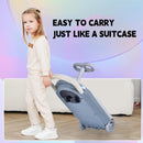 2-in-1 Toddler Electric Car and Portable Kid’s Car Mop On-the-Go Kart Magic Cars 4