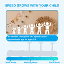 2-in-1 Toddler Electric Portable Ride-On Car with Built-In Cleaning Mop Magic Cars 3