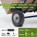 2-Pack 10-Inch Flat-Free Solid Wheels for Utility Equipment Magic Cars 6