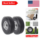 2-Pack 10-Inch Flat-Free Solid Wheels for Utility Equipment Magic Cars Variant 0