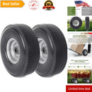 2-Pack 10-Inch Solid Wheels with Extra Bearings for Utility Equipment Magic Cars 0