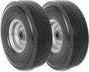 2-Pack 10-Inch Solid Wheels with Extra Bearings for Utility Equipment Magic Cars 2