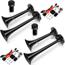 12V 150dB Loud Air Horn Kit with Air Compressor for Trucks, Boats, and Cars, 2-Pack Magic Cars 0