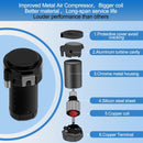 12V 150dB Loud Air Horn Kit with Air Compressor for Trucks, Boats, and Cars, 2-Pack Magic Cars 3