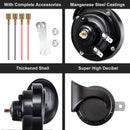 2 Pack 12V Super Loud Electric Snail Car Horns for Motorcycles and Trucks Magic Cars 1