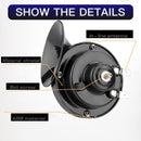 2-Pack 12V Super Loud Electric Snail Car Horns for Motorcycles and Trucks Magic Cars 2