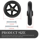 2 Pack 6 Inch Replacement Front Wheels for Wheelchairs Walkers and Rollators Magic Cars 1