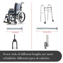 2 Pack 6 Inch Replacement Front Wheels for Wheelchairs Walkers and Rollators Magic Cars 3