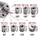 Set of 2 Kids Electric Ride-On Car Motors 12000RPM RS555 Upgrade Compatible Magic Cars 1