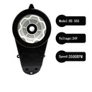 Set of 2 RS555 24V 35000RPM Motor Gearbox for Ride-On Toy Cars with 12mm Shaft Magic Cars 3