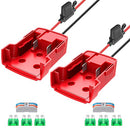 2-Pack 18V Power Wheel Battery Adapter for M18 Milwaukee Tools Magic Cars 3