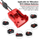 2-Pack 18V Power Wheel Battery Adapter for M18 Milwaukee Tools Magic Cars 6