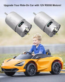 2 Pcs 12V RS550 Electric Motor 40000RPM High-Speed Drive Engine for Power Wheel Magic Cars 1
