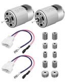 2 Pcs 12V RS550 Electric Motor 40000RPM High-Speed Power Drive Engine for Wheels Magic Cars Variant 0
