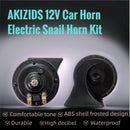 2 PCS 12V Super Loud Electric Snail Horn Kit Dual Tone Universal Air Horn Magic Cars 4