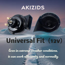 2 PCS 12V Super Loud Electric Snail Horn Kit Dual Tone Universal Air Horn Magic Cars 5
