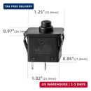 2 Pack 12V 6V 2-Pin Plunger Style Power Wheel Foot Pedal Switch Accelerator Magic Cars 1