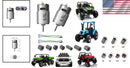 2 Pcs 24V RS555 High-Speed Electric Motor 35000 RPM Upgrade for Power Wheels Magic Cars 1