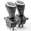 2 Pcs 6V-24V Power Wheels Ride-On Toy Forward Reverse Gear Lever Switch Replacement Part Magic Cars 0
