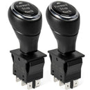 2 Pack of 6V, 12V, and 24V Compatible Power Wheels Forward, Stop, and Reverse Switches Magic Cars Variant 0