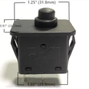 2-Pin Plunger Type Power Switch for 6V and 12V Wheel, Foot, and Pedal Control Magic Cars 1