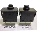 Set of 2 Plunger Type Foot Pedal Switch Accelerators for 6V and 12V Power Wheels Magic Cars 2