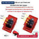Set of 2 Kids Electric Motorcycle Ride-On Cars with Foot Switch and Auto Reset Magic Cars 3