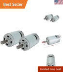 2 Pcs RS550 24V Electric Motor Set 35000 RPM Upgrade for Kids Ride-On Cars Magic Cars Variant 0