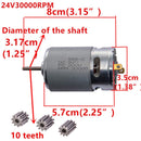 Pair of RS555 24V 30000RPM Electric Motors for Kids' Ride-On RC Cars Magic Cars 2